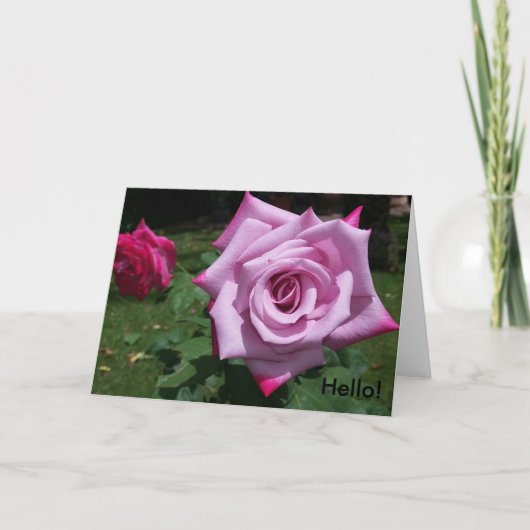 友達に「こんにちは」と言いなさい カード (正面)