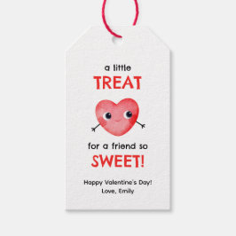 友達のためのちょっとしたハート ギフトタグ