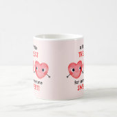 友達のためのちょっとしたハート コーヒーマグカップ (中央)