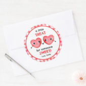 友達のためのちょっとしたハート ラウンドシール (封筒)