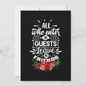 友達のままにする 招待状 (正面)