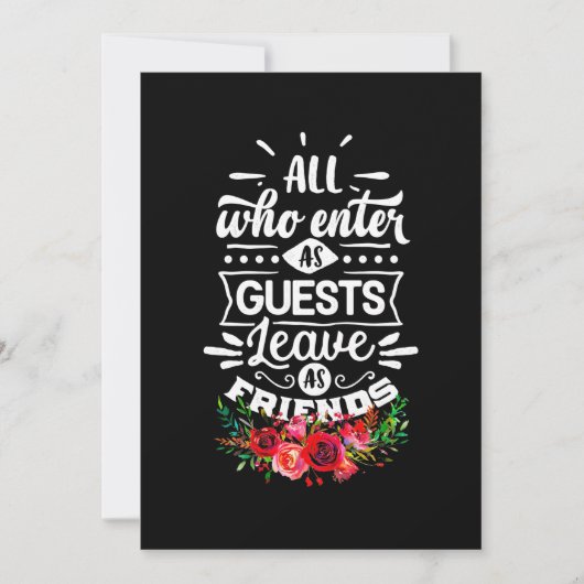 友達のまま別れる 招待状 (正面)