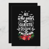 友達のまま 招待状 (正面/裏面)