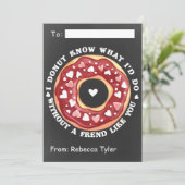 友達のように教室のバレンタインデー シーズンカード (スタンド正面)