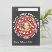 友達のように教室のバレンタインデー シーズンカード (スタンド正面)