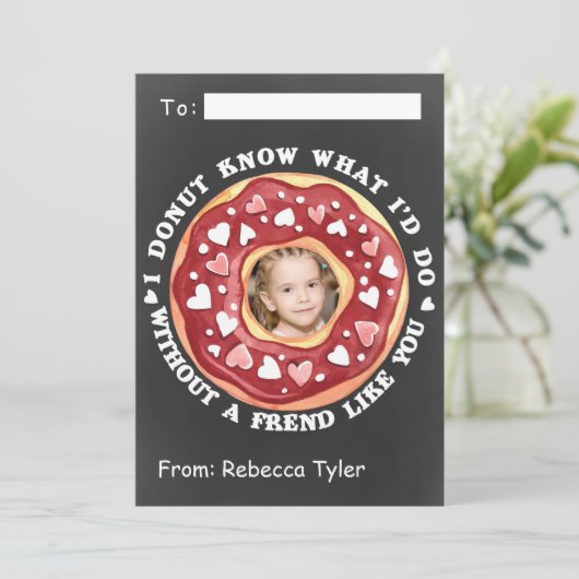 友達のように教室のバレンタインデー シーズンカード (スタンド正面)