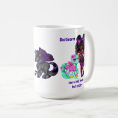 友達のように最高ののベスティコン – Unicorn コーヒーマグカップ (正面右)