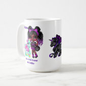 友達のように最高ののベスティコン – Unicorn コーヒーマグカップ (正面左)