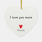 友達のクリスマスのためのあなたの最高の贈り物が大好き セラミックオーナメント (正面)