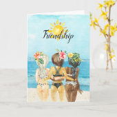 友達のグリーティングカード カード (黄色い花)