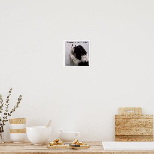 友達のポスターを貼るのはいいことだ ポスター (キッチン)