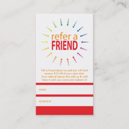 友達のレインボーバーストを参照する 紹介カード