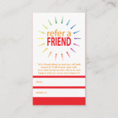 友達のレインボーバーストを参照する 紹介カード (正面)