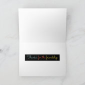 友達の写真カード カード (内部)