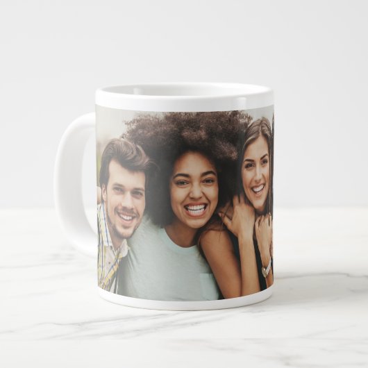 友達の写真入りコーヒーマグカップ ジャンボコーヒーマグカップ (正面左)