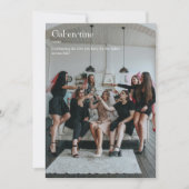 友達の写真 ガレンティンの日の定義カード シーズンカード (正面)