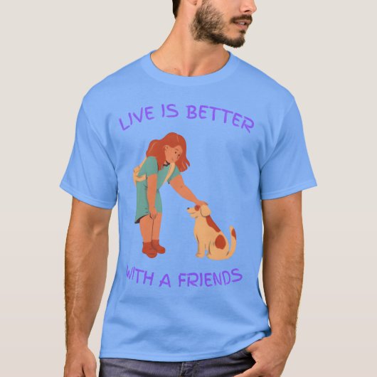 友達の友達と Tシャツ (正面)