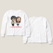 友達の愛Tシャツ (デザイン 正面&背面)