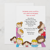 友達の招待状 招待状 (正面/裏面)