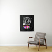 友達の数で年齢を測る タペストリー (インサイチュ)