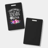 友達の数で年齢を測れ バッジ (正面＆裏面)