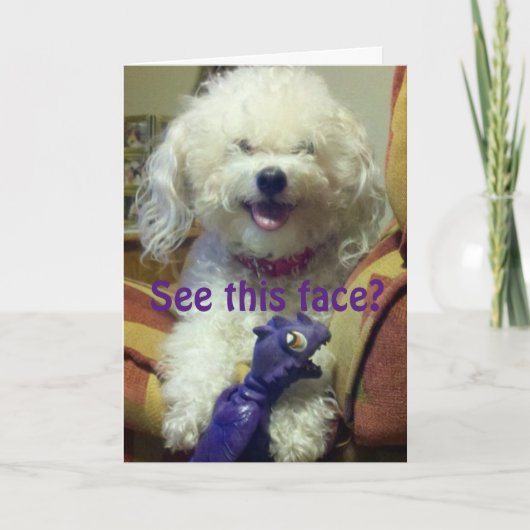 友達の最高の誕生日で幸せ** カード (正面)