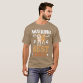 友達の秋田最高のヴィンテージとの歩く Tシャツ (正面フル)
