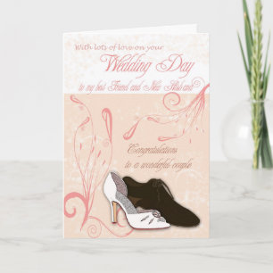 友達の結婚式のデイカード カード