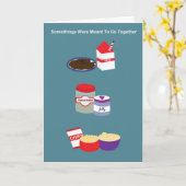 友達の記念日に一緒に行く カード (黄色い花)