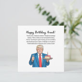 友達の誕生日おめでとう  カード (スタンド正面)