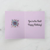 友達の誕生日カード - カード (内部)