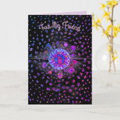 友達の誕生日カード - カード (黄色い花)