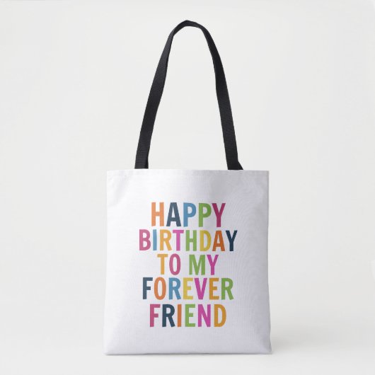 友達の誕生日 トートバッグ (正面)