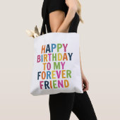 友達の誕生日 トートバッグ (クローズアップ)