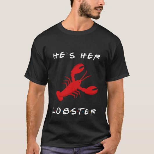 友達の 彼女のロブスター Tシャツ (正面)