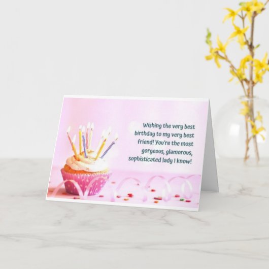 友達のEVER最高のカードへのハッピーバースデー!** カード (黄色い花)