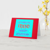 友達のEVER最高のカードへのハッピーバースデー!** カード (黄色い花)