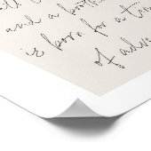 友達はいつもベージュのアーチを愛する ポスター (角)