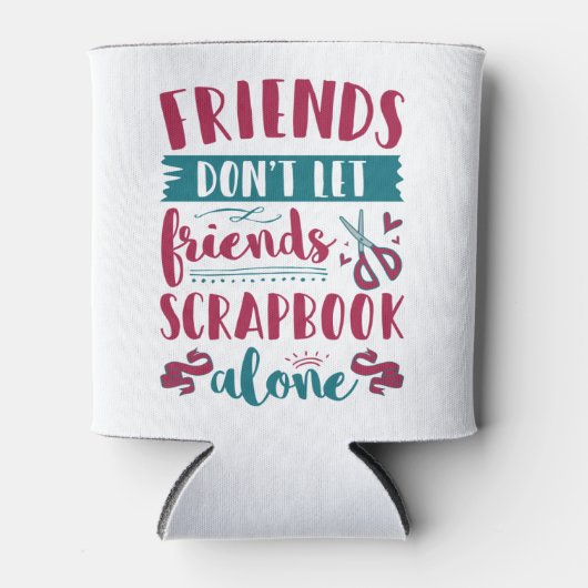 友達はスクラップブックを一人にできない 缶クーラー (正面)