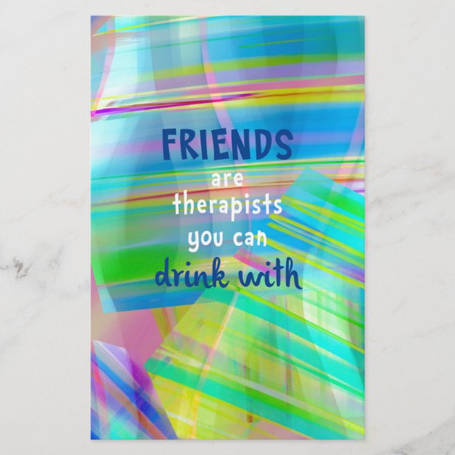 友達はセラピストで飲める (正面)