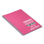 友達はネガではなく私のポジティブな部分を守る！ ノートブック (右側)