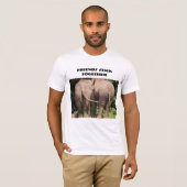 友達は一緒 象のTシャツ Tシャツ (正面フル)