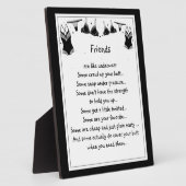 友達は下着のようなものだPlを這い上げる フォトプラーク (側面)