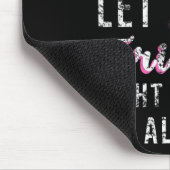 友達は乳がんだけで戦うようなことはしない マウスパッド (コーナー)