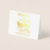 友達は何が何でも友達だ 箔カード (正面)