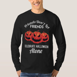 友達は友達にハロウィン祝アロンを許さない Tシャツ