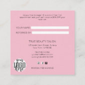 友達は友達に悪いまぶしを持たせないサロン 紹介カード (裏面)