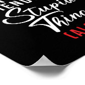 友達は友達に馬鹿なことをさせないように ポスター (角)