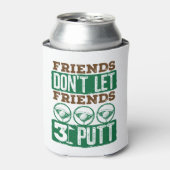 友達は友達を許可しない3パットゴルフ 缶クーラー (缶正面)
