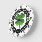 友達は四葉丁子のようなもの ラウンド壁時計 (傾斜)